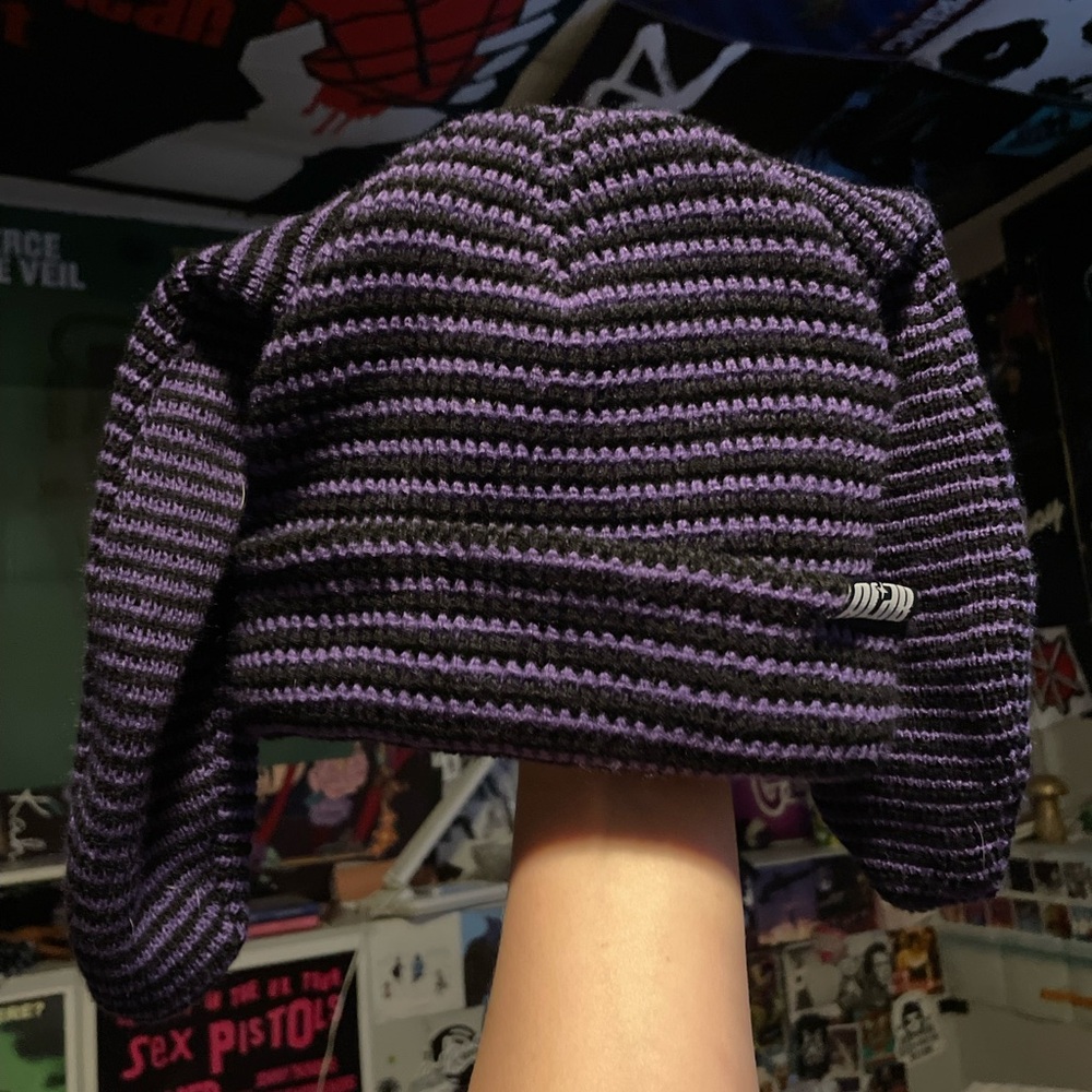 A-LAB stripped bunny beanie!